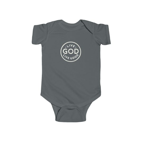 Infant Fine Jersey Bodysuit LIVE GOD LIVE GOOD TM