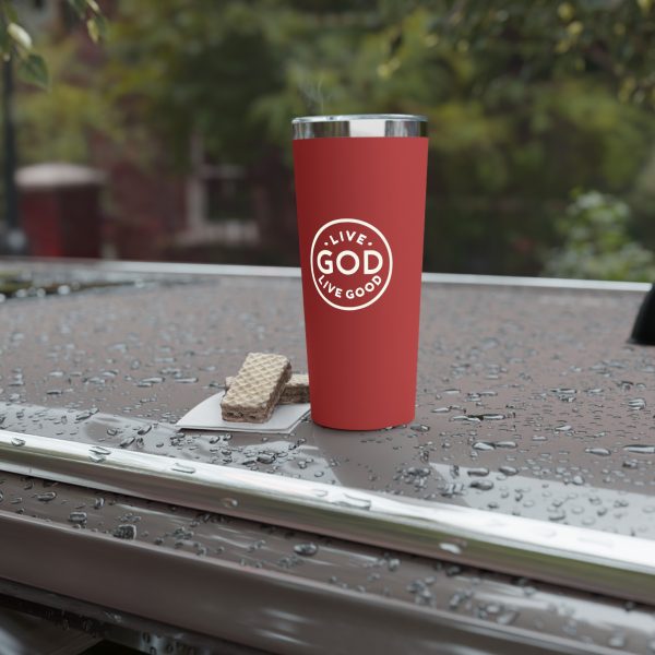 Copper Vacuum Insulated Tumbler, 22oz LIVE GOD LIVE GOOD TM - Image 7