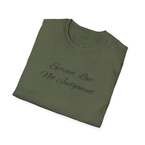 Spread Love Not Judgement Unisex Softstyle T-Shirt TM - Image 24