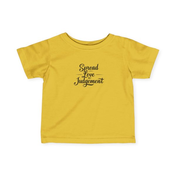 Infant Fine Jersey Tee Spread Love Not Judgement TM - Image 13