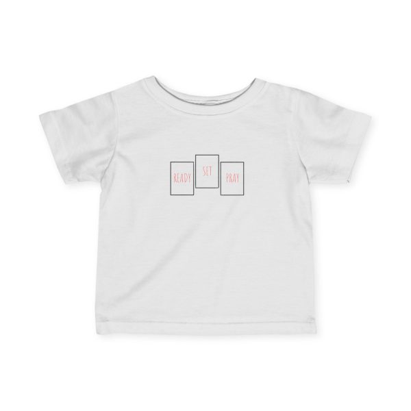 Infant Fine Jersey Tee READY SET PRAY TM - Image 4