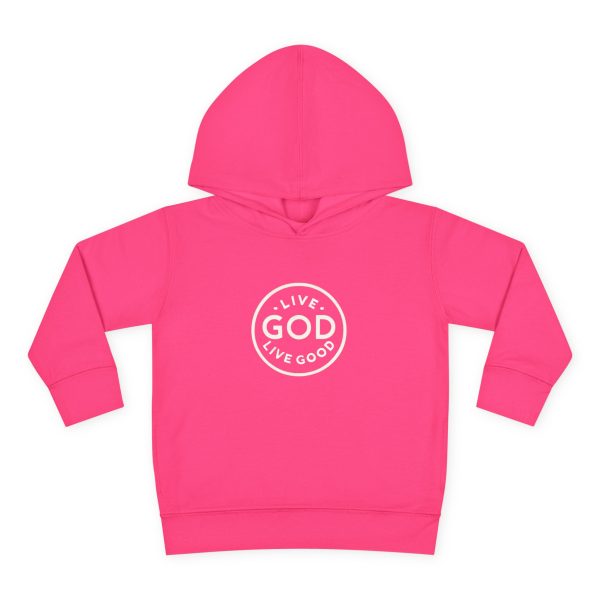 Toddler Pullover Fleece Hoodie LIVE GOD LIVE GOOD TM - Image 28