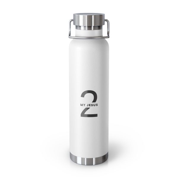 Copper Vacuum Insulated Bottle, 22oz My Jesus 2 Logo TM