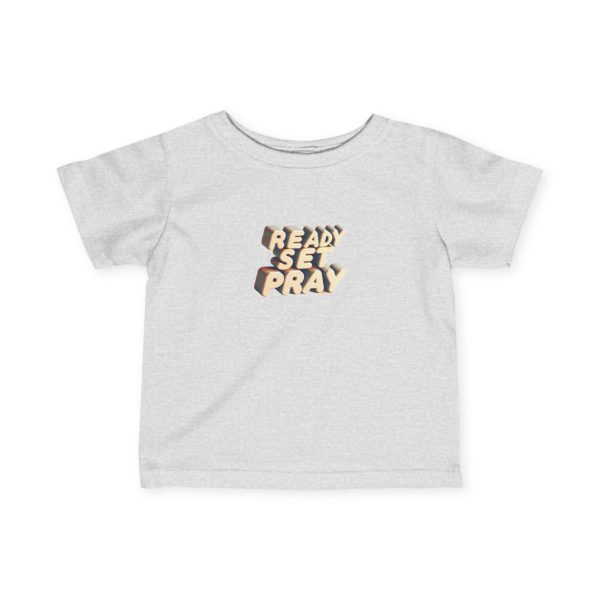 Infant Fine Jersey Tee READY SET PRAY TM - Image 4