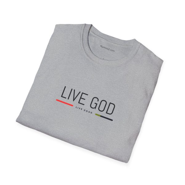 LIVE GOD LIVE GOOD Unisex Softstyle T-Shirt TM - Image 16