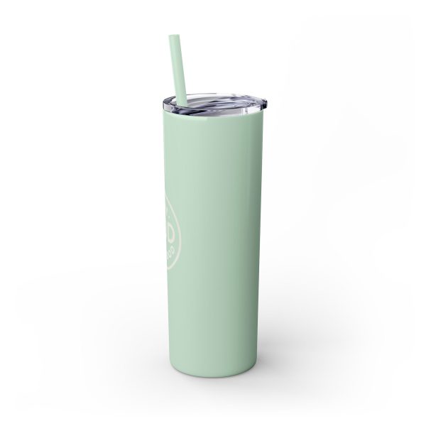 Cup Skinny Tumbler with Straw, 20oz LIVE GOD LIVE GOOD TM - Image 32