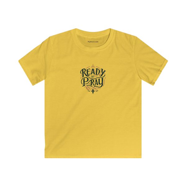 Kids Softstyle Tee READY SET PRAY TM - Image 5