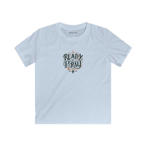 Kids Softstyle Tee READY SET PRAY TM - Image 9