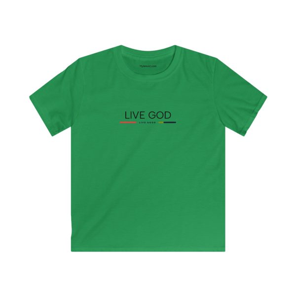 Kids Softstyle Tee LIVE GOD LIVE GOOD TM - Image 7