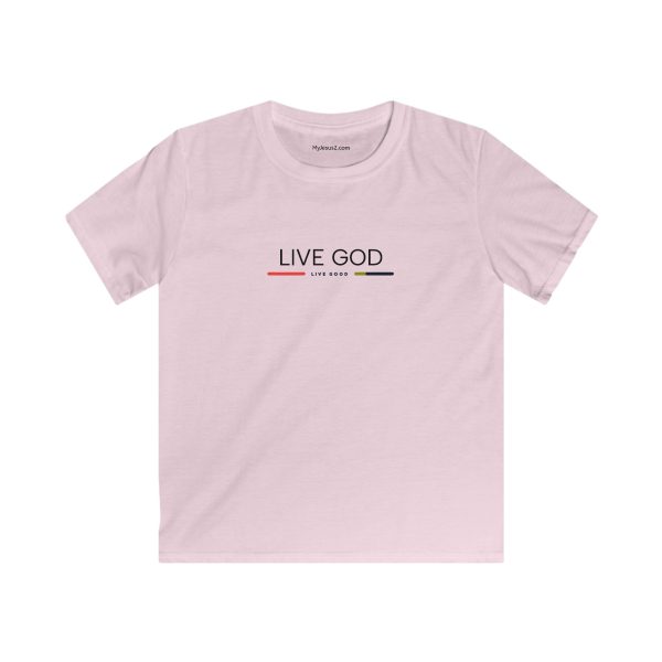 Kids Softstyle Tee LIVE GOD LIVE GOOD TM - Image 13