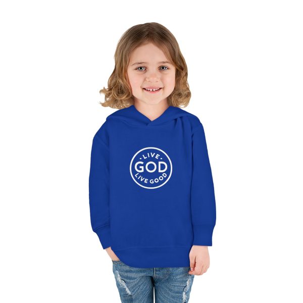 Toddler Pullover Fleece Hoodie LIVE GOD LIVE GOOD TM - Image 18