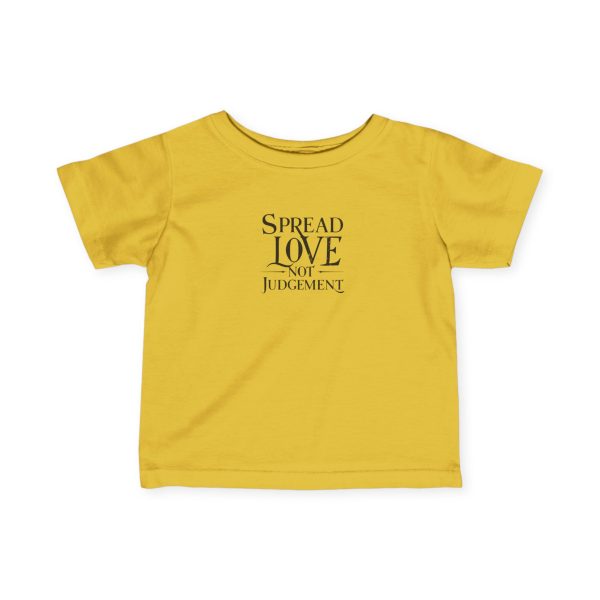 Infant Fine Jersey Tee Spread Love Not Judgement TM - Image 16