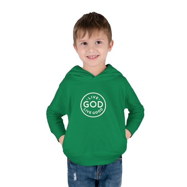 Toddler Pullover Fleece Hoodie LIVE GOD LIVE GOOD TM - Image 11