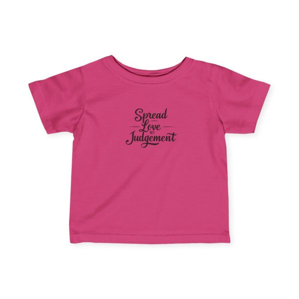 Infant Fine Jersey Tee Spread Love Not Judgement TM - Image 34