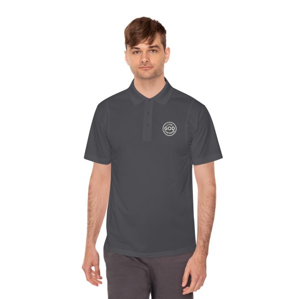 LIVE GOD LIVE GOOD Men's Sport Polo Shirt TM - Image 6