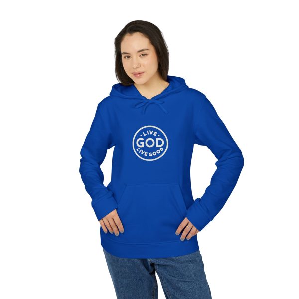 adidas Unisex Fleece Hoodie LIVE GOD LIVE GOOD TM - Image 15