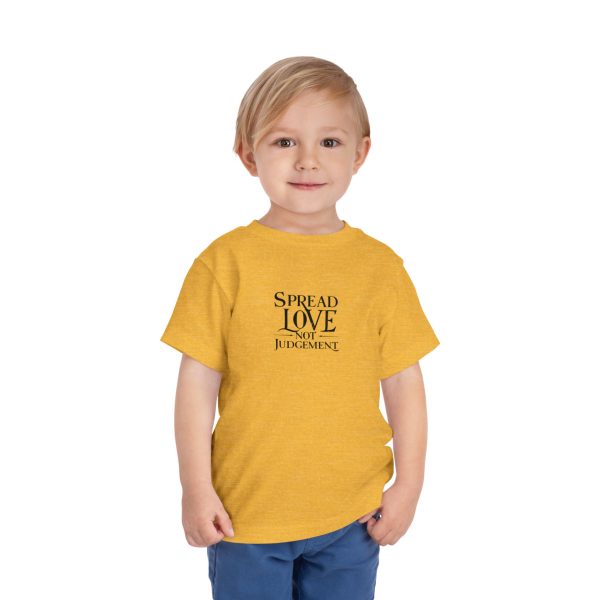 Toddler Short Sleeve Tee Spread Love Not Judgement TM - Image 19