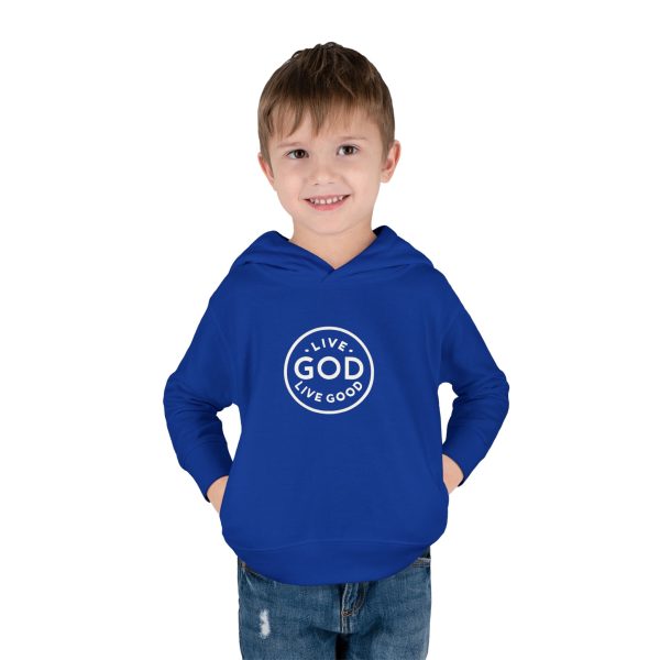 Toddler Pullover Fleece Hoodie LIVE GOD LIVE GOOD TM - Image 17