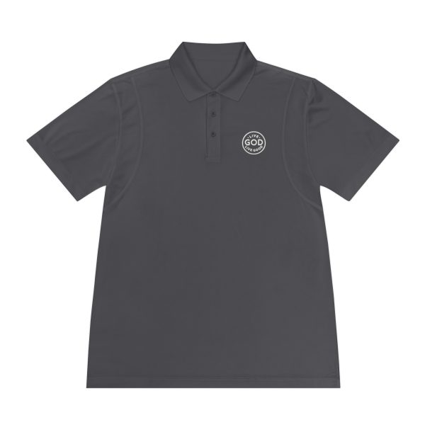 LIVE GOD LIVE GOOD Men's Sport Polo Shirt TM - Image 4