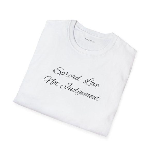 Spread Love Not Judgement Unisex Softstyle T-Shirt TM - Image 8