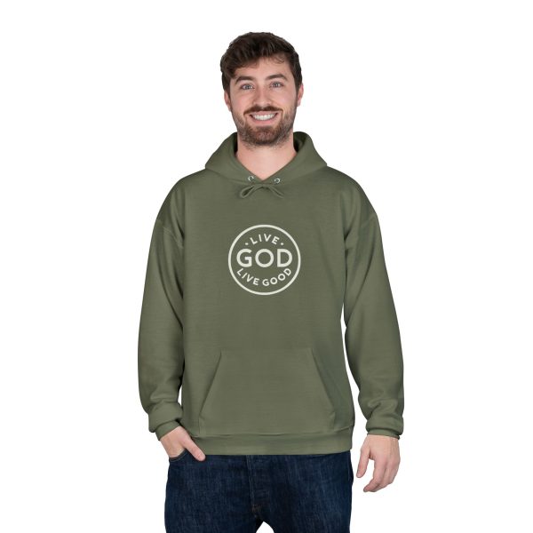 Unisex EcoSmart Pullover Hoodie Sweatshirt LIVE GOD LIVE GOOD TM - Image 15