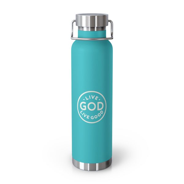 Copper Vacuum Insulated Bottle, 22oz LIVE GOD LIVE GOOD TM - Image 18