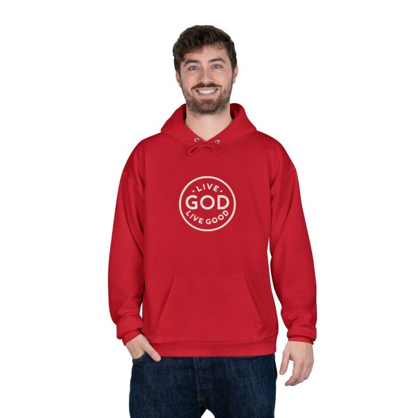 Unisex EcoSmart Pullover Hoodie Sweatshirt LIVE GOD LIVE GOOD TM - Image 36