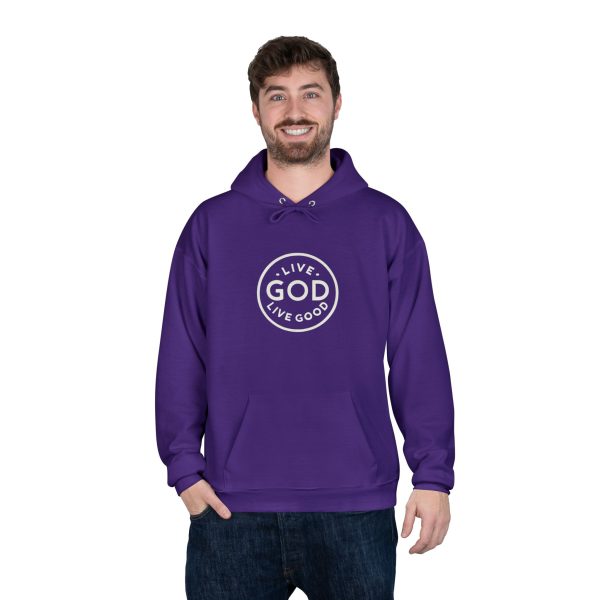 Unisex EcoSmart Pullover Hoodie Sweatshirt LIVE GOD LIVE GOOD TM - Image 30