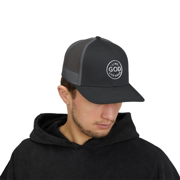 Hat Snapback Trucker Cap LIVE GOD LIVE GOOD TM - Image 8