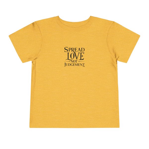 Toddler Short Sleeve Tee Spread Love Not Judgement TM - Image 17