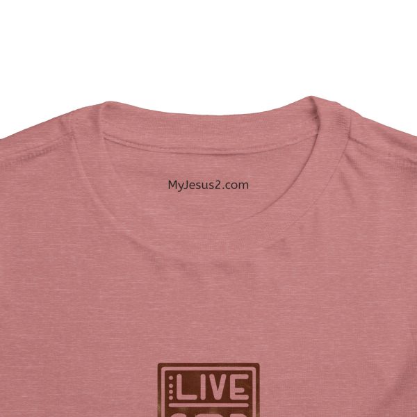 Toddler Short Sleeve Tee LIVE GOD LIVE GOOD TM - Image 12