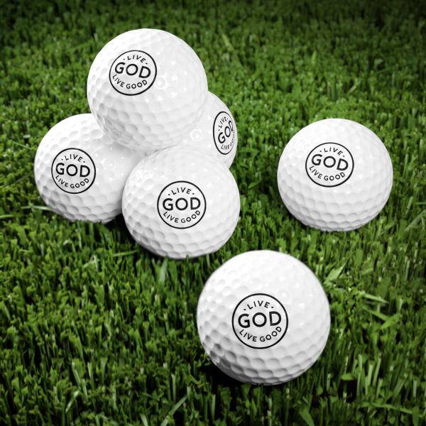 Golf Balls, 6pcs LIVE GOD LIVE GOOD TM - Image 4