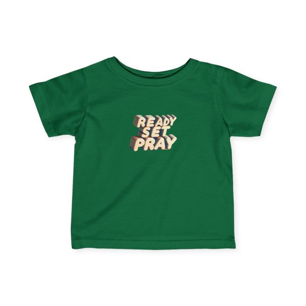 Infant Fine Jersey Tee READY SET PRAY TM - Image 7