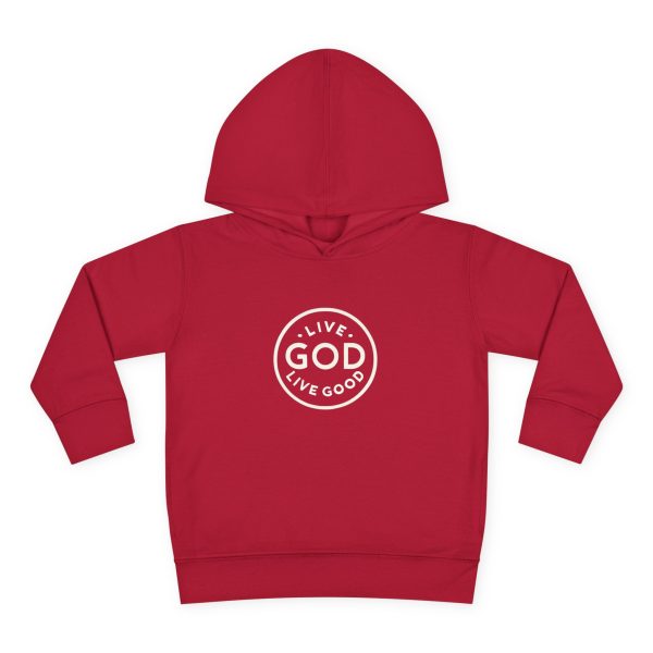 Toddler Pullover Fleece Hoodie LIVE GOD LIVE GOOD TM - Image 31