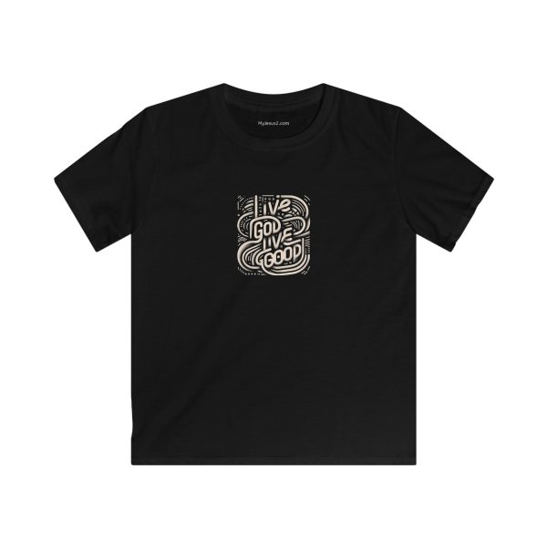 Kids Softstyle Tee LIVE GOD LIVE GOOD TM - Image 3