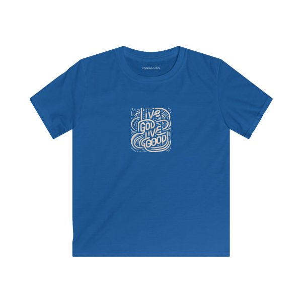 Kids Softstyle Tee LIVE GOD LIVE GOOD TM - Image 9