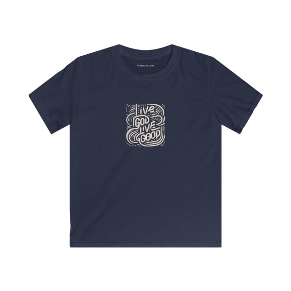 Kids Softstyle Tee LIVE GOD LIVE GOOD TM - Image 11