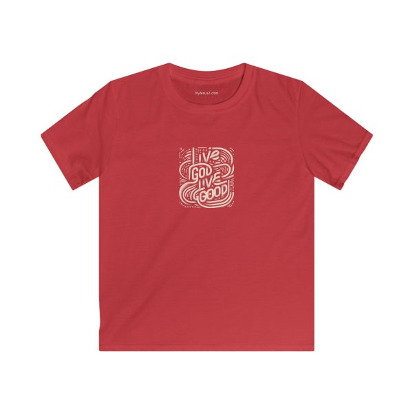 Kids Softstyle Tee LIVE GOD LIVE GOOD TM - Image 15