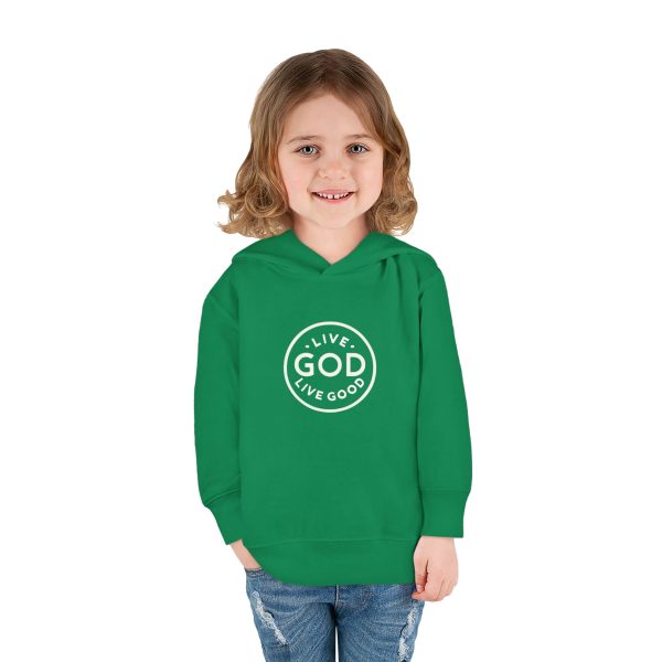 Toddler Pullover Fleece Hoodie LIVE GOD LIVE GOOD TM - Image 12