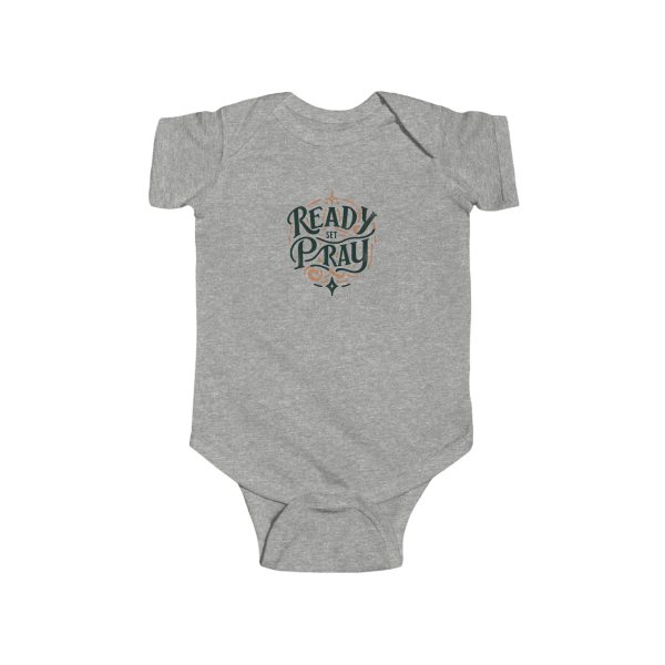 Infant Fine Jersey Bodysuit READY SET PRAY TM - Image 5