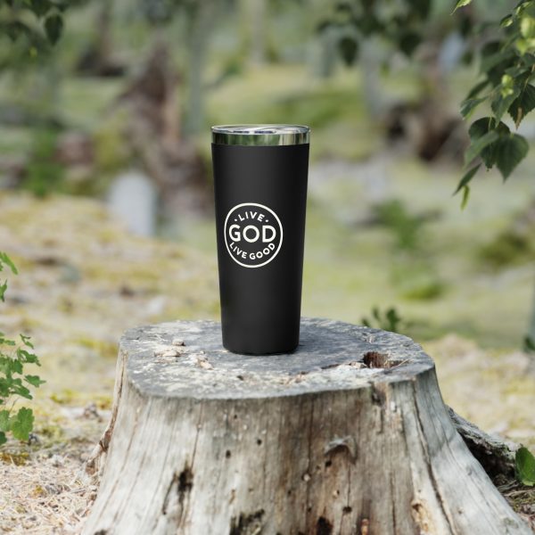 Copper Vacuum Insulated Tumbler, 22oz LIVE GOD LIVE GOOD TM - Image 3