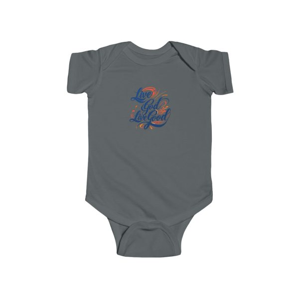 Infant Fine Jersey Bodysuit LIVE GOD LIVE GOOD TM - Image 9