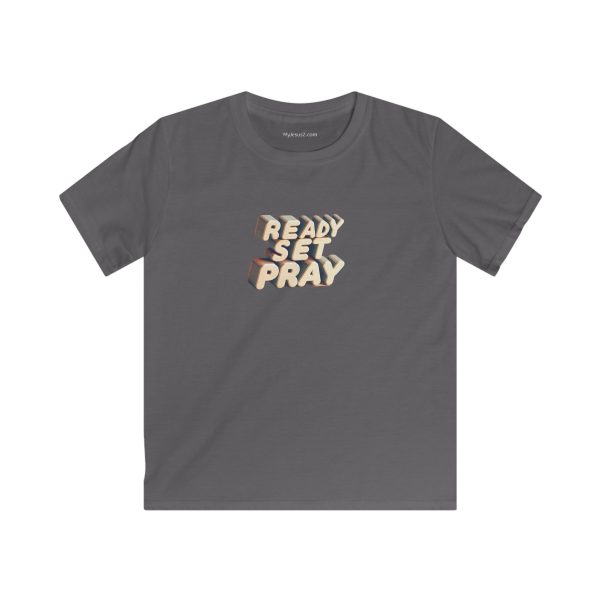 Kids Softstyle Tee READY SET PRAY TM - Image 9