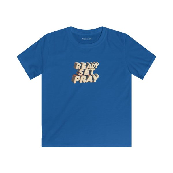 Kids Softstyle Tee READY SET PRAY TM - Image 11