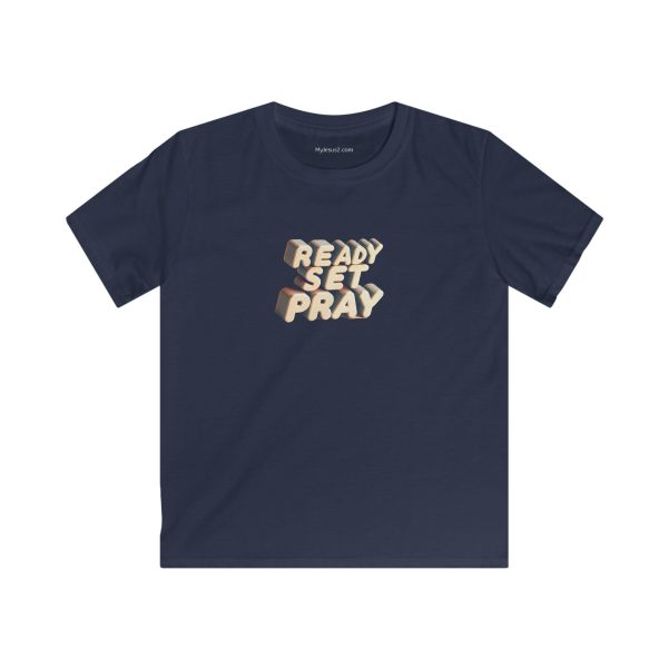 Kids Softstyle Tee READY SET PRAY TM - Image 13