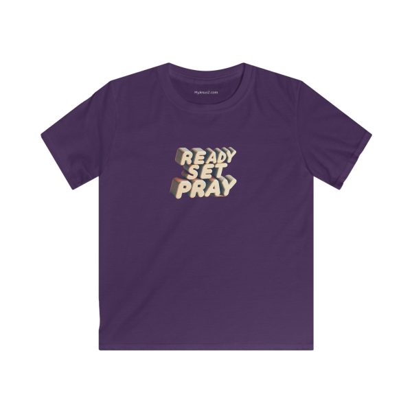 Kids Softstyle Tee READY SET PRAY TM - Image 15