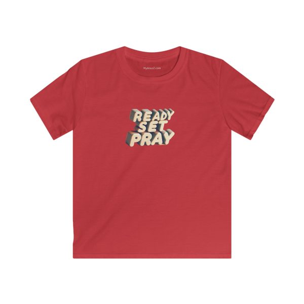 Kids Softstyle Tee READY SET PRAY TM