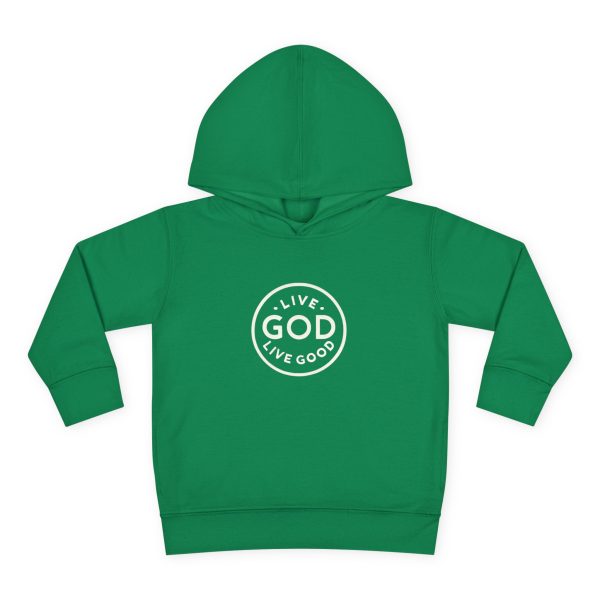 Toddler Pullover Fleece Hoodie LIVE GOD LIVE GOOD TM - Image 10