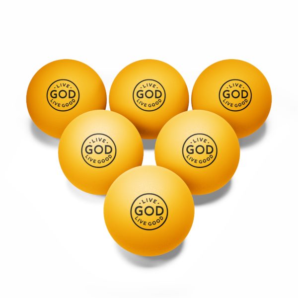 Ping Pong Balls, 6 pcs LIVE GOD LIVE GOOD TM - Image 6