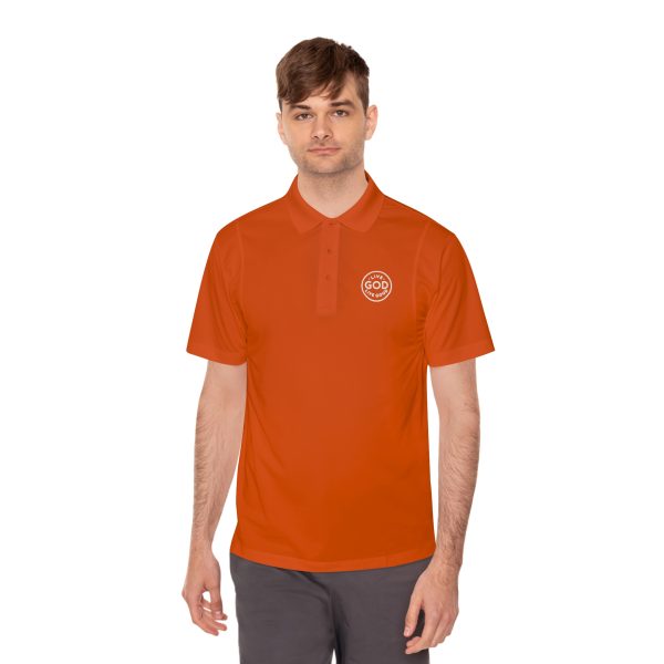 LIVE GOD LIVE GOOD Men's Sport Polo Shirt TM - Image 9